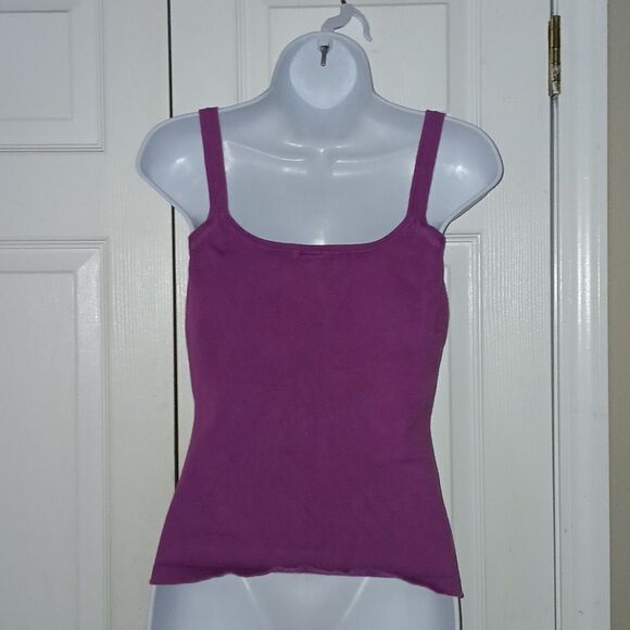 GAP stretch purple sleeveless tank top sweater Sz S EUC - Picture 4 of 5